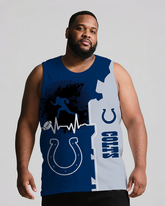 Sports Men's Big & Tall Sleeveless Shorts Two-piece